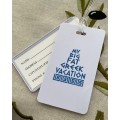 My Big Fat Greek Vacation Luggage Tag